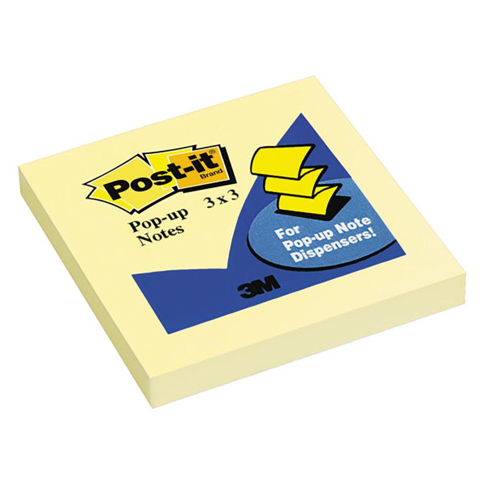 3M Post-It Note Popup R330 Yellow 76x76