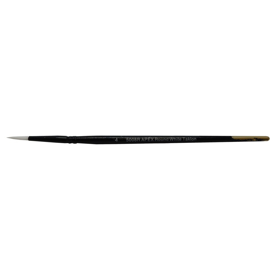 Apex 5008 Paint Brush Taklon 4 Round White