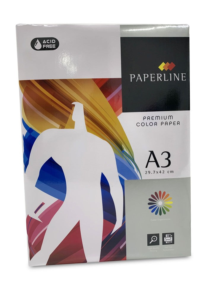 Paperline Colours Tinted Copy Paper 80gsm A3 Pink Ream 500