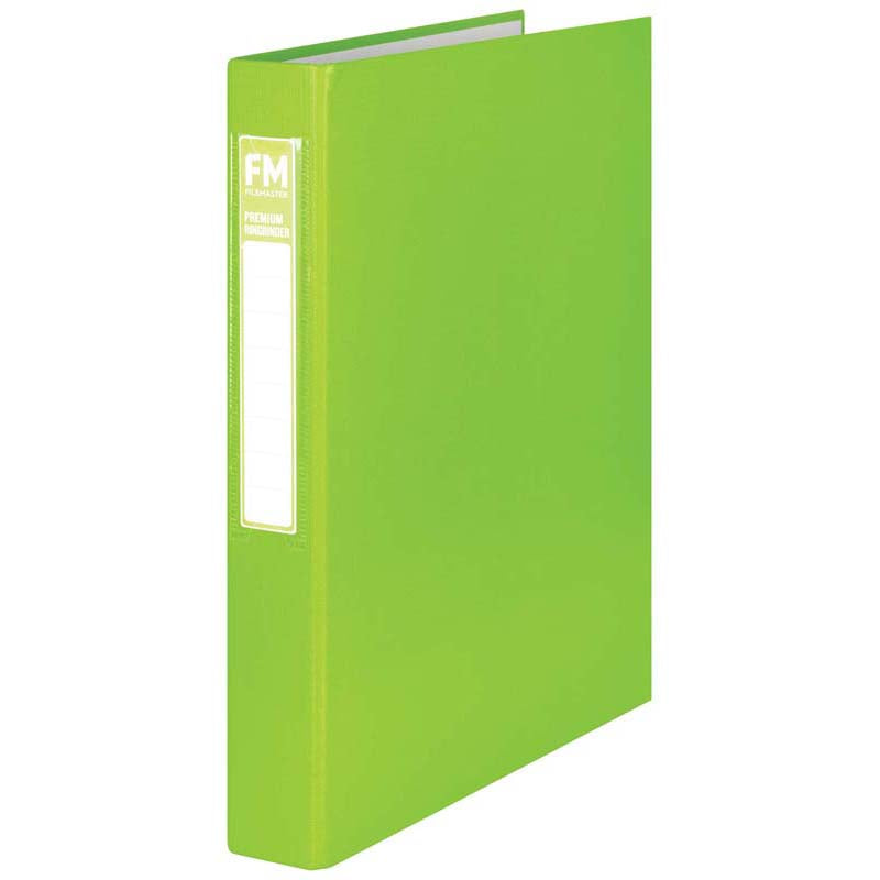 FM Prem Ring Binder A4 Lime Green