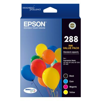 Epson 288 Ink Cartridge BCMY Value Pack