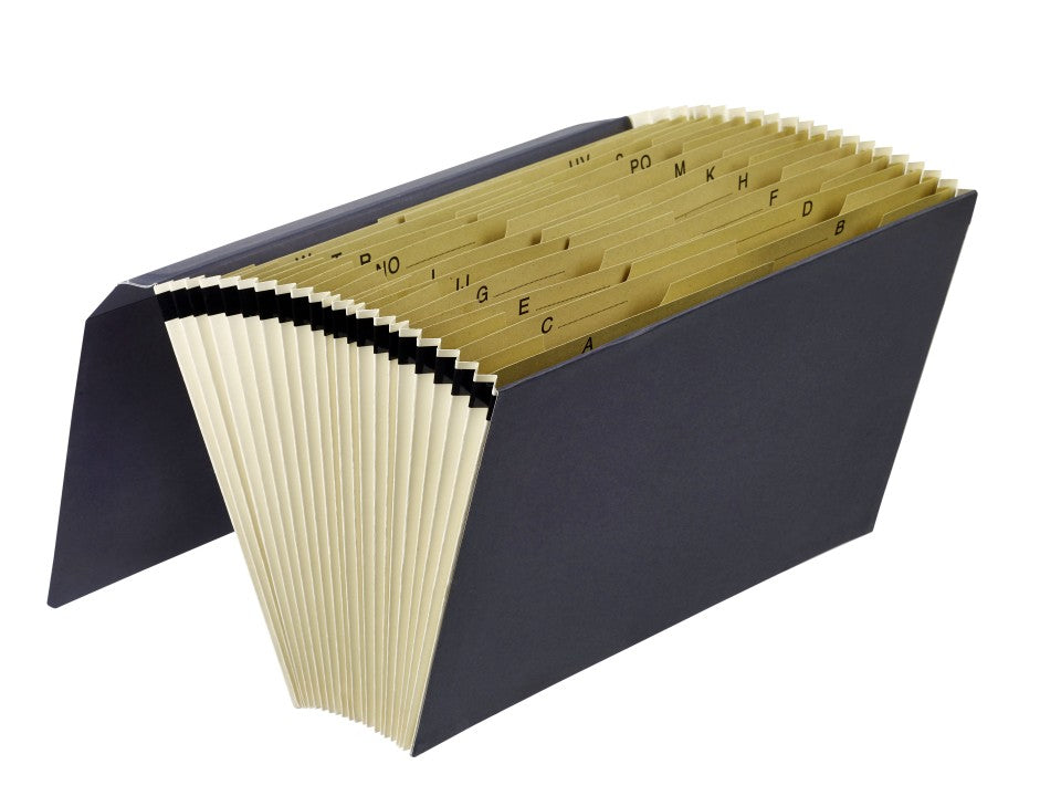 Marbig Manilla Expanding File A-Z 21 Pocket Foolscap Blue