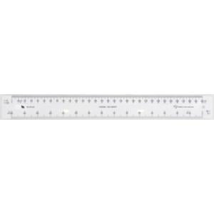 Taurus 300mm White Scale Ruler