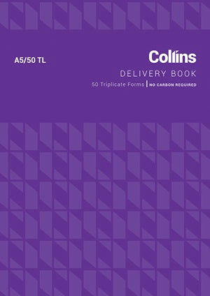 Collins Goods Delivery A5/50tl Triplicate No Carbon Required
