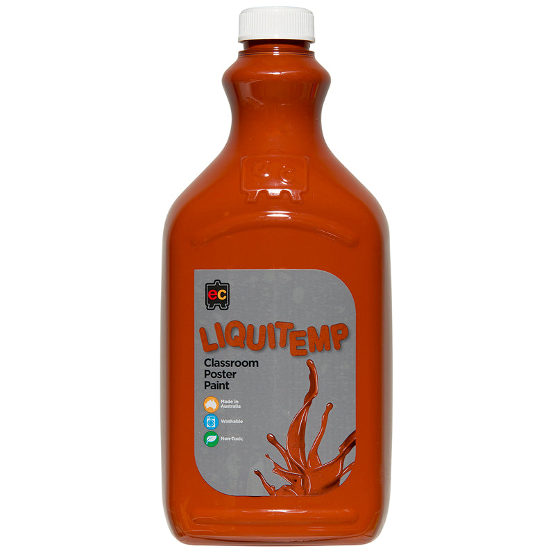 Liquitemp Poster Paint 2L Burnt Sienna