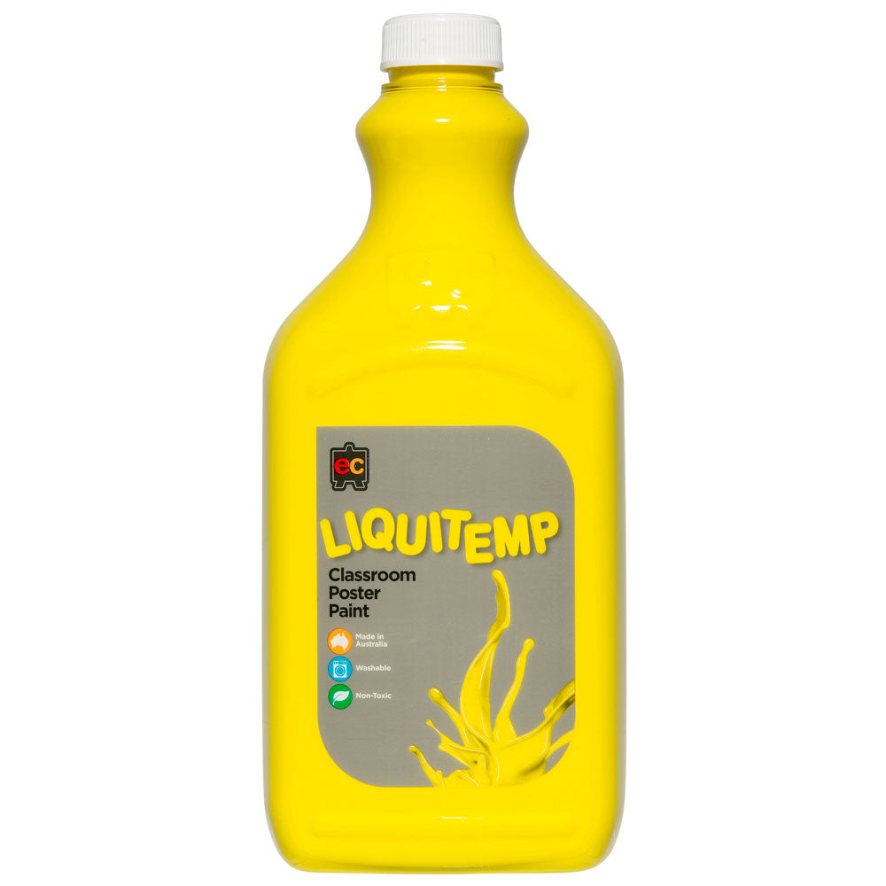 Liquitemp Poster Paint 2L Brilliant Yellow