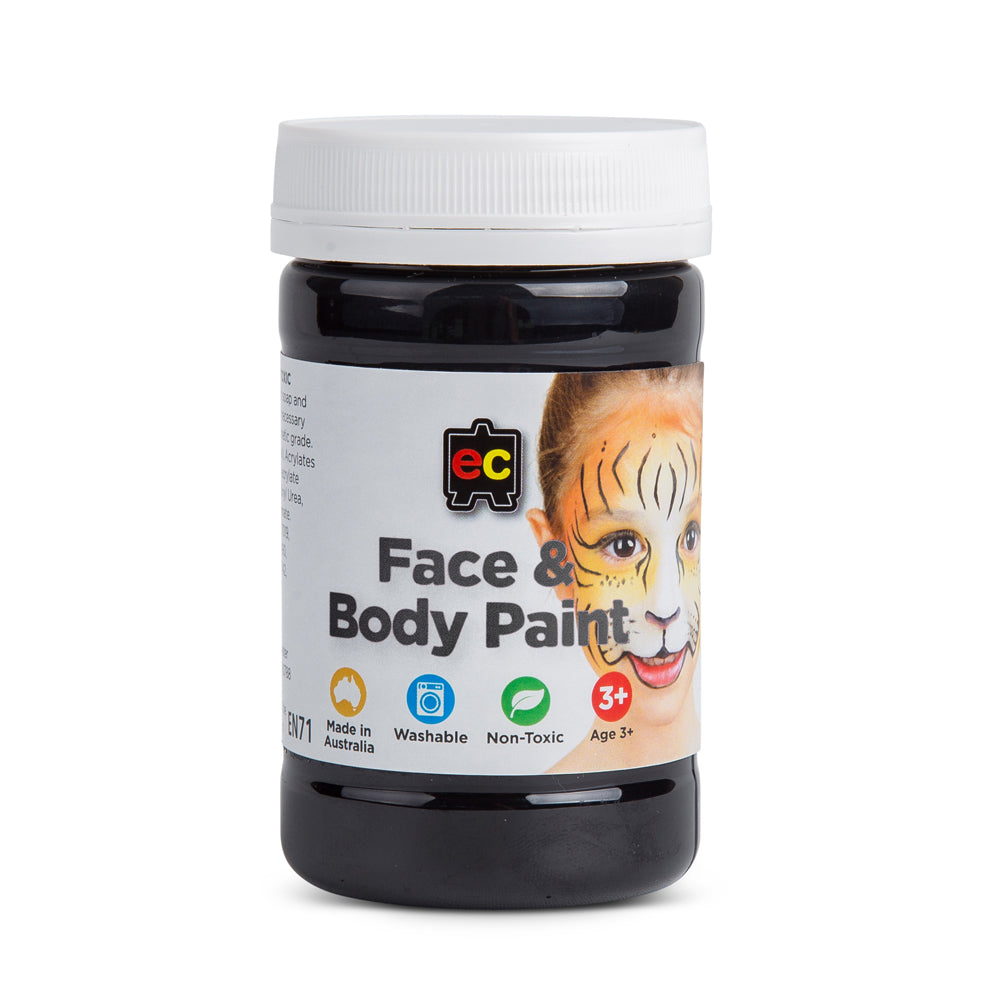 EC Paint Face and Body Black 175ml
