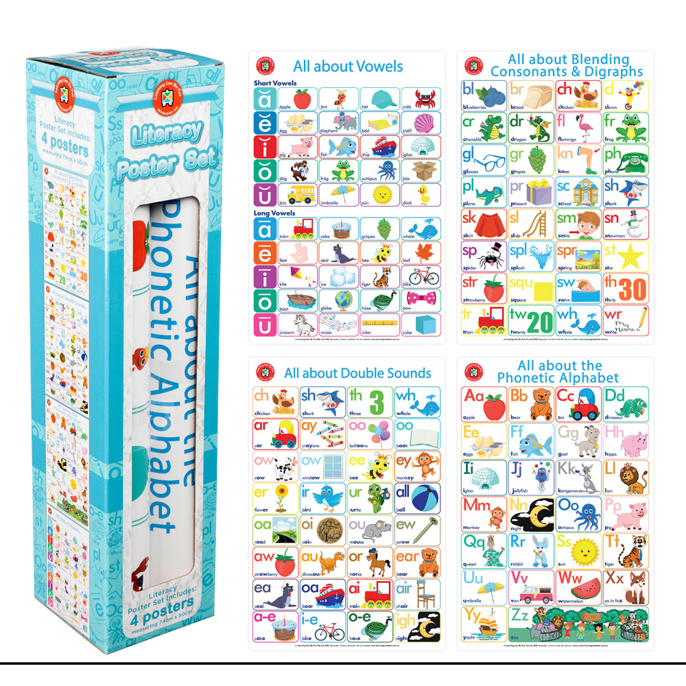 LCBF All About Literacy Poster Box Set Of 4
