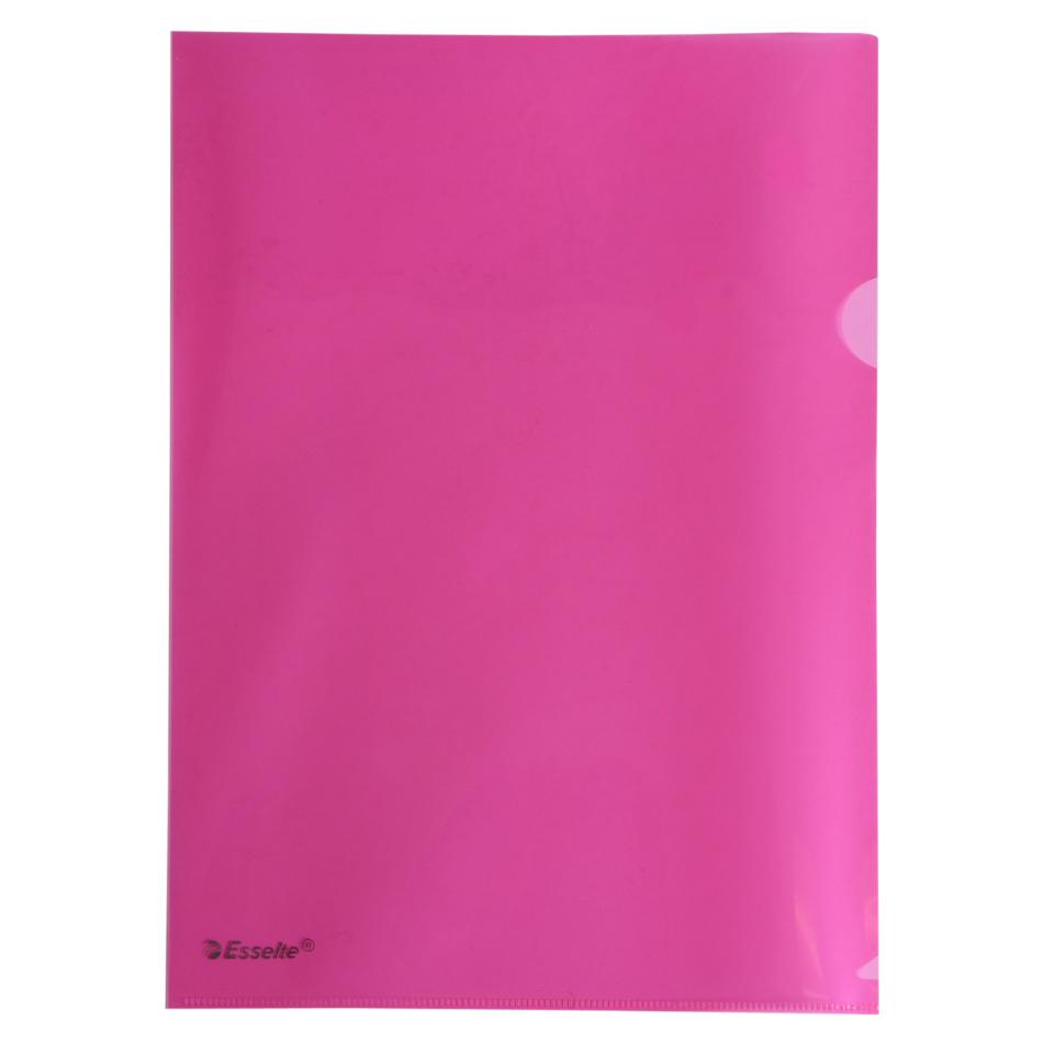 BEST BUY Esselte L-Shape Pocket "Heavy Duty" Red Pkt12