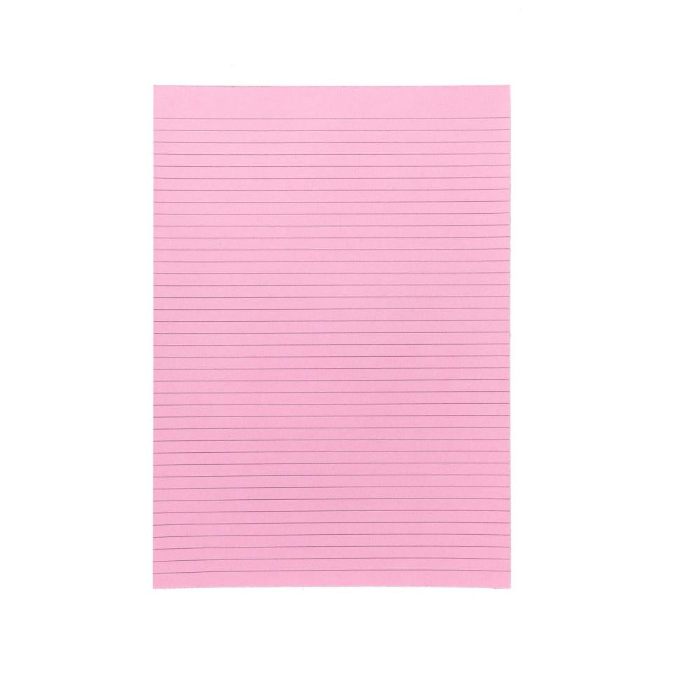 NXP Topless Writing Pad A4 Ruled Pink 70gsm