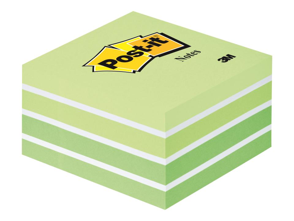 Post-It Notes 2028-G 76 X 76mm Memo Cube Green