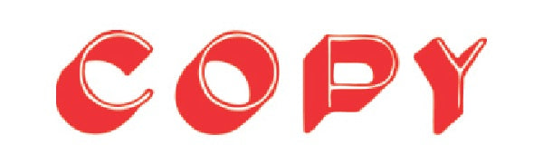 X-Stamper 'Copy' Self-Inking Stamp With Red Ink