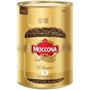 Moccona Classic Medium Roast Instant Coffee Tin 500g