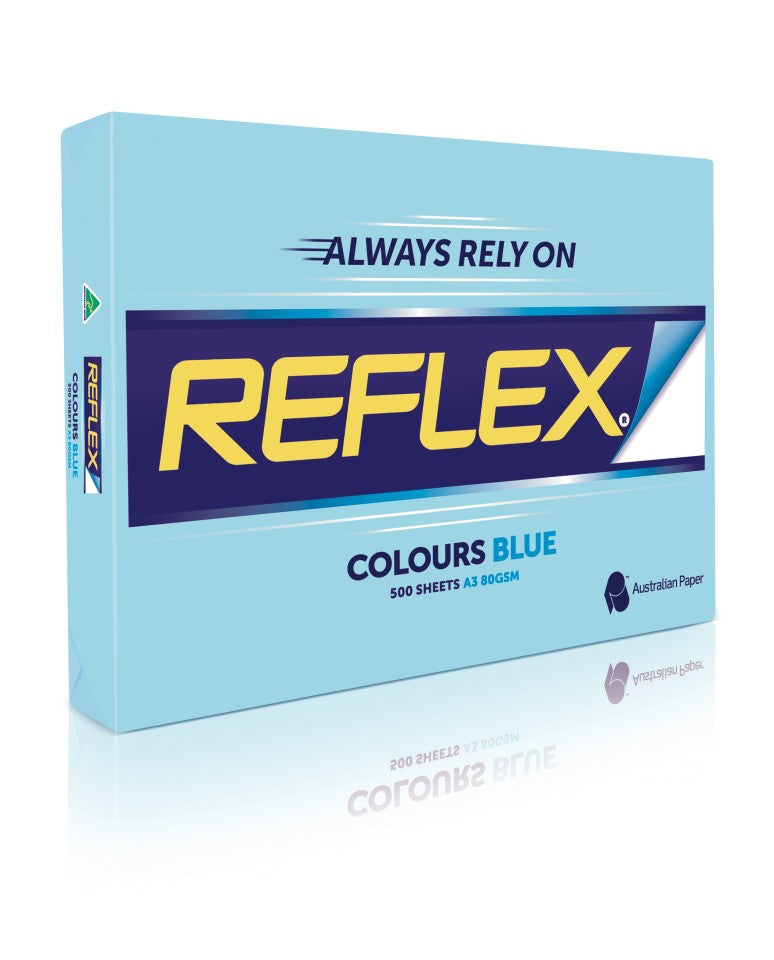 BEST BUY Reflex Colours Copy Paper A3 80gsm Blue Ream of 500