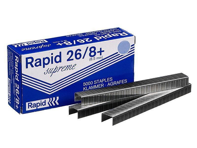 Rapid No. 26/8.5 Staples Heavy Duty Box 5000