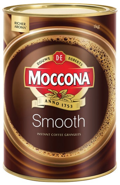 Moccona Smooth Instant Granulated Coffee Tin 1kg