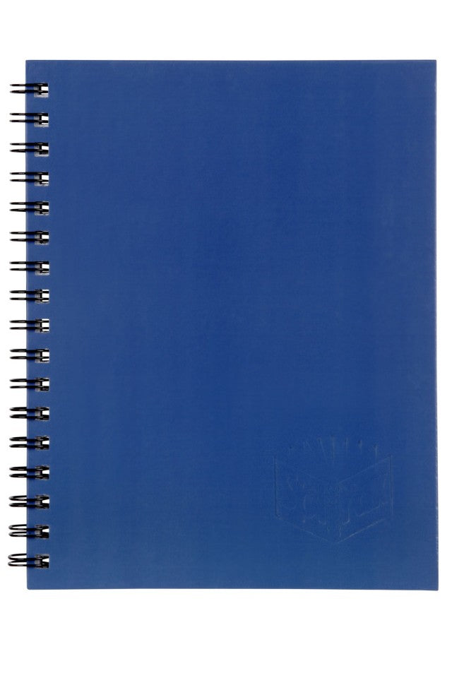 Spirax 512 Notebook A4 Side Opening Hard Cover 200 Page Blue
