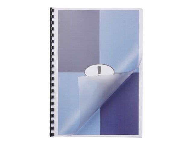 GBC Front Binding Cover 250 Micron A4 Frosted Pack 100