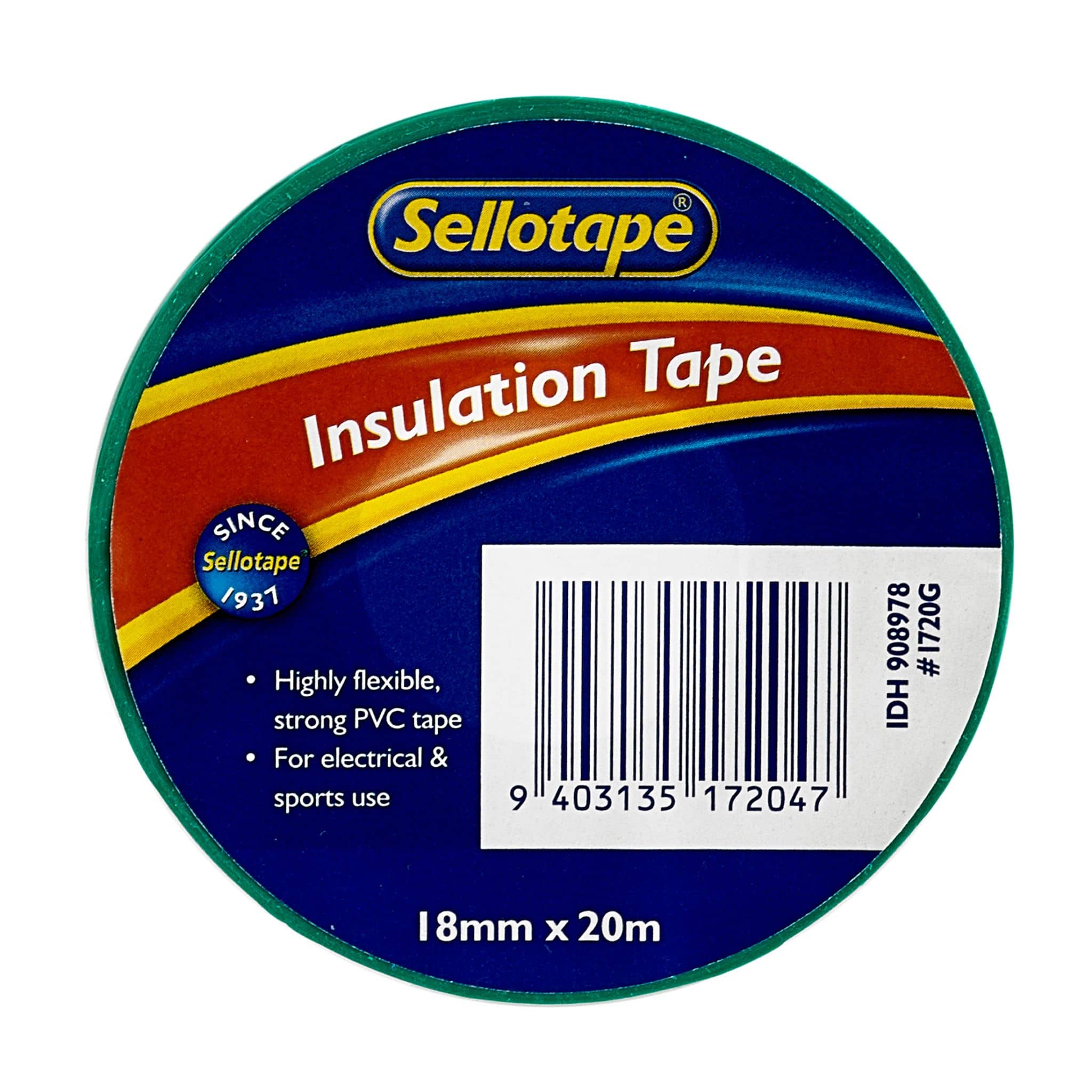 Sellotape 1720G Insulation Green 18mmx20m