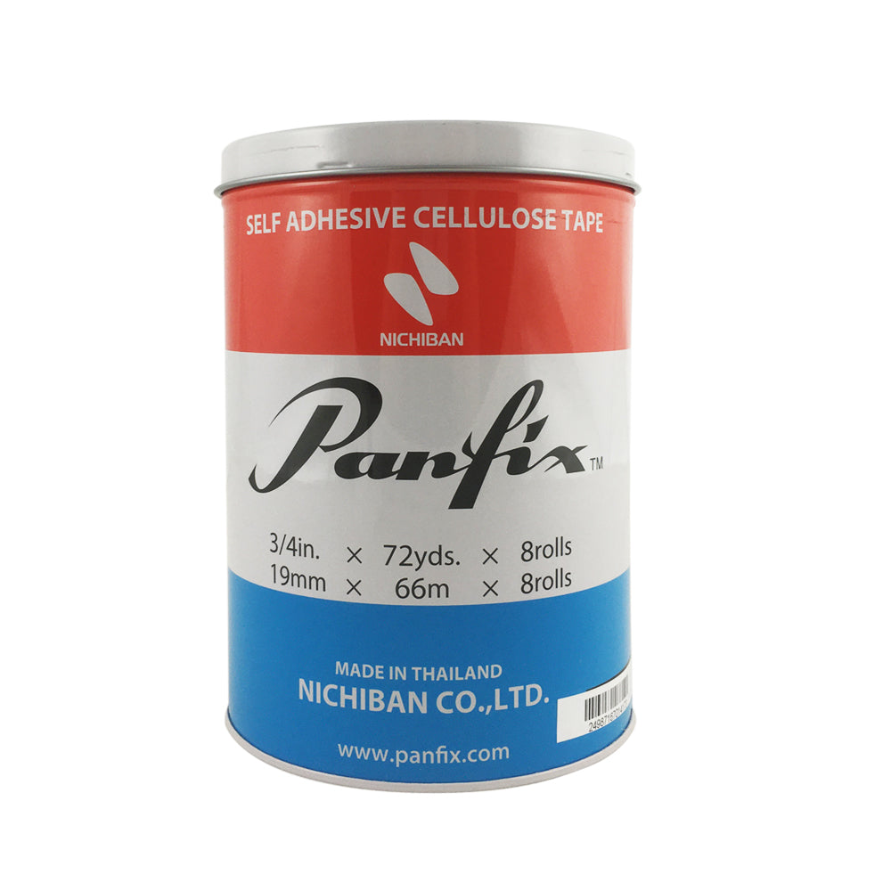 Panfix Cellulose Tape Tin Large 19mmx66m x 8 rolls