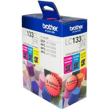 Brother LC133 CMY Colour Pack LC133CL3PK