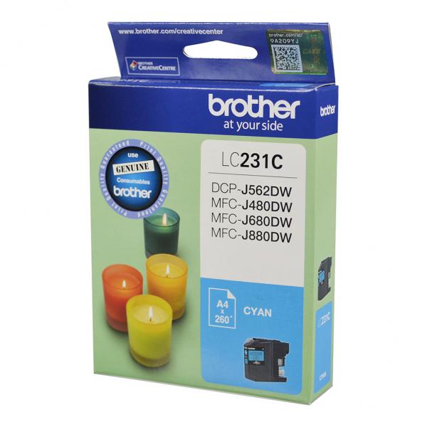 Brother LC231 Cyan Ink Cart