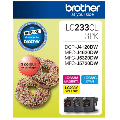Brother LC233 CMY Colour Pack