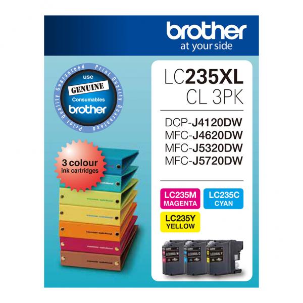 Brother LC235XL CMY Colour Pack