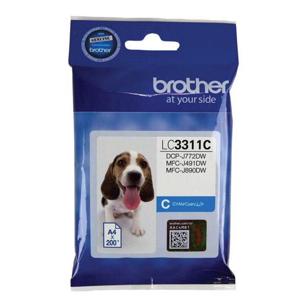 Brother LC3311C Cyan Ink