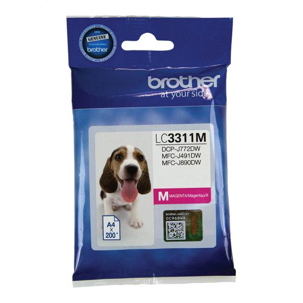 Brother LC3311M Magenta Ink
