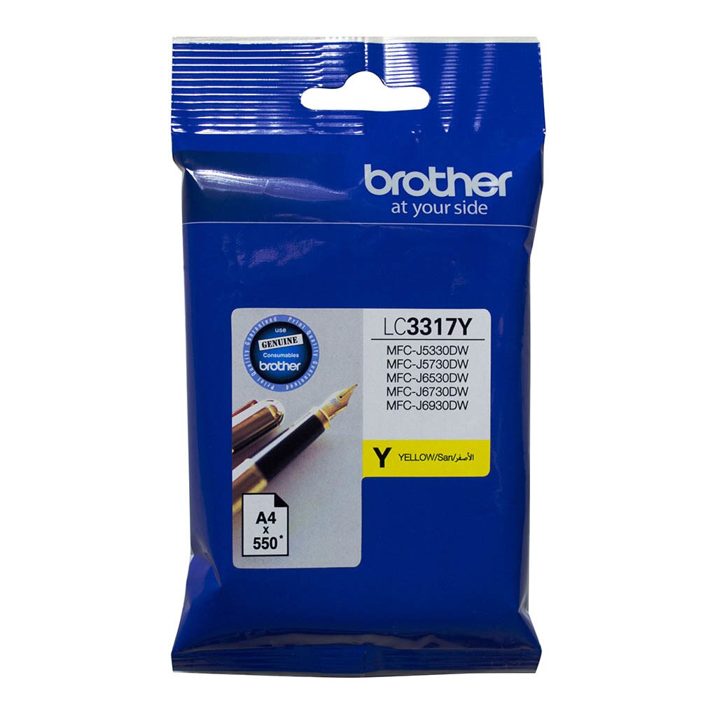 Brother LC3317 Yellow Ink Cart