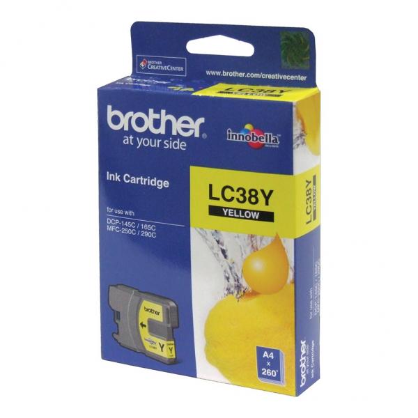 Brother LC38 Yellow Ink Cart