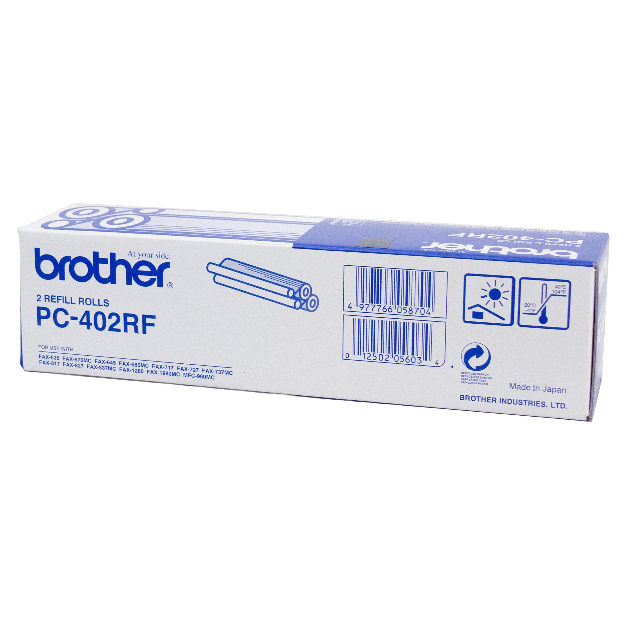 Brother PC402RF Refill Rolls