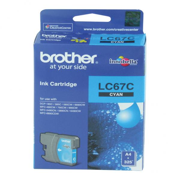 Brother LC67 Cyan Ink Cart