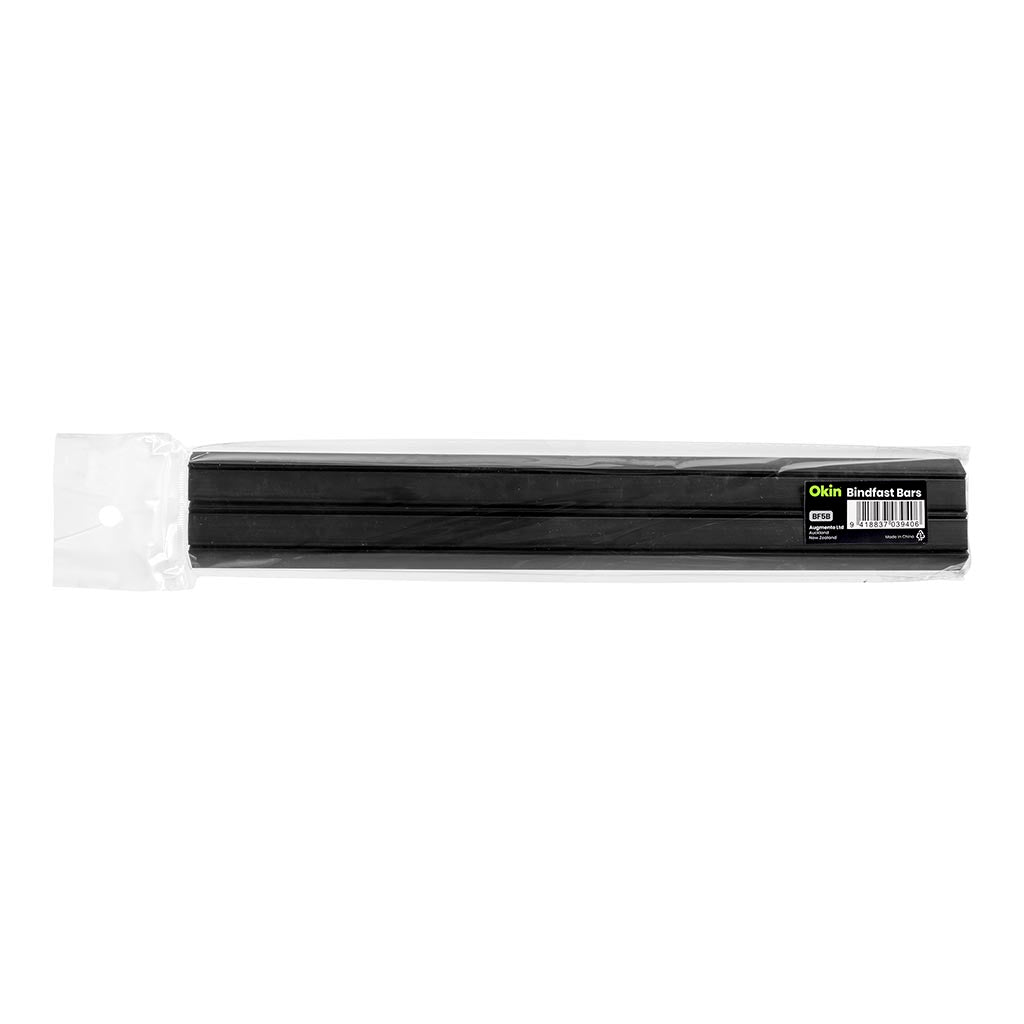 Okin Bindfast Folder Bar Black 5mm, Pack of 5