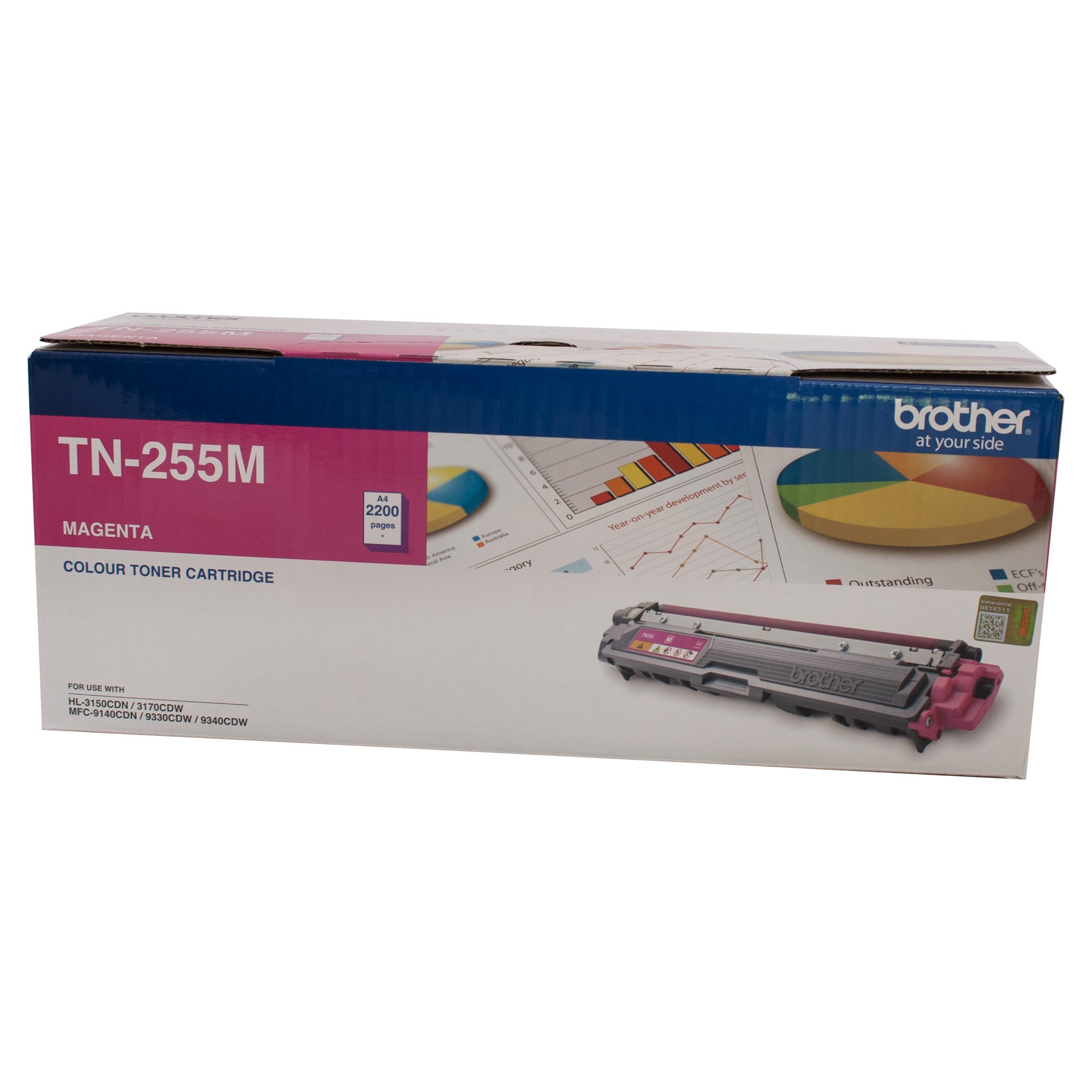 Brother TN255 Magenta Toner Cart