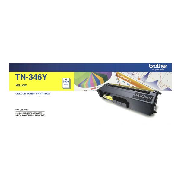 Brother TN346 Yellow Toner Cart