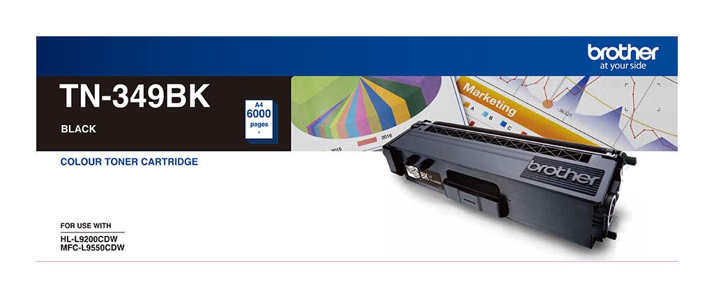 Brother TN349 Black Toner Cart
