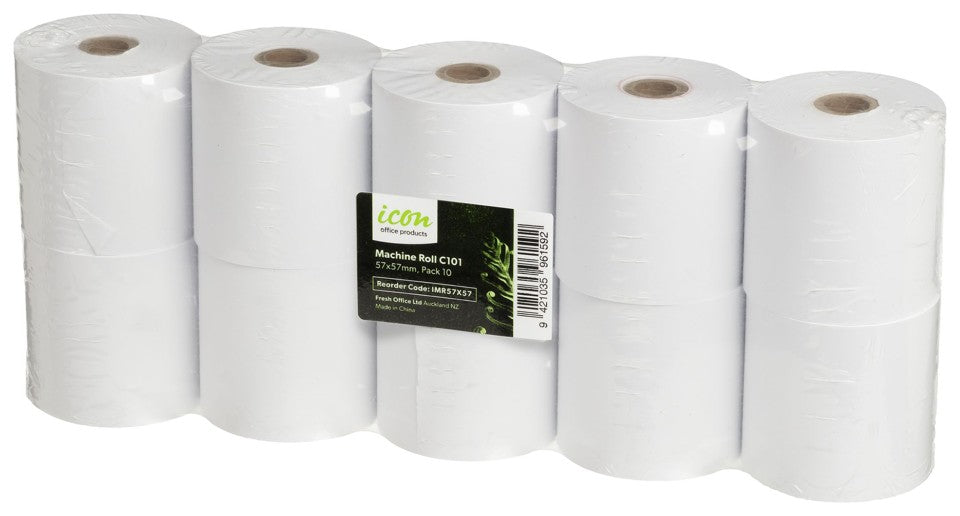 C101 Bond Machine Paper 57x57mm Roll
