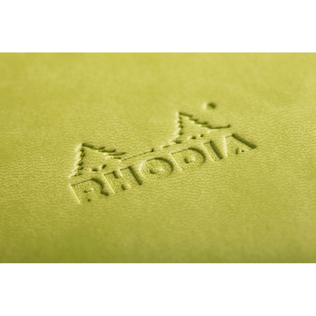 Rhodiarama Hardcover Notebook Pocket Lined Anise Green