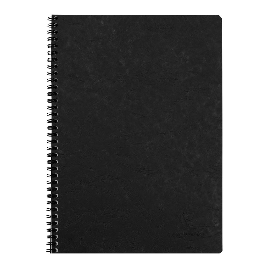 Age Bag Spiral Notebook A4 Lined Black