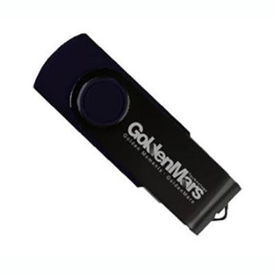 GOLDEN MARS USB 2.0 FLASH DRIVE 128GB BLACK