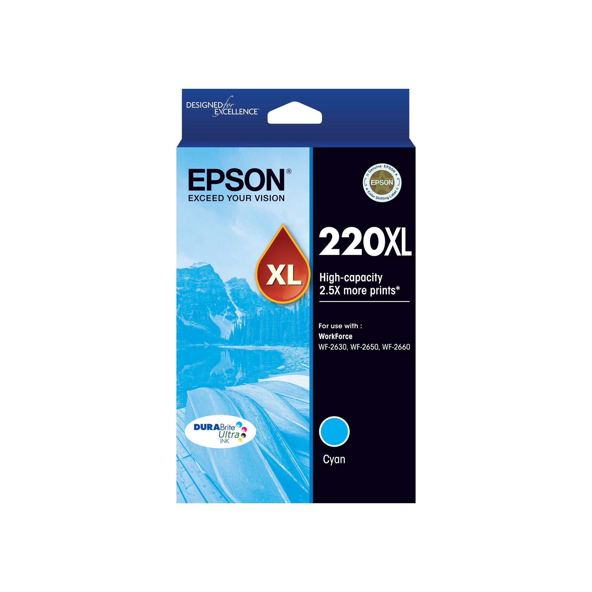 Epson 220 HY Cyan Ink Cart