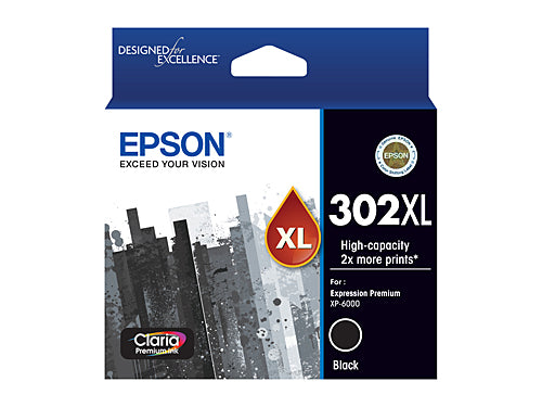 Epson 302 HY Black Ink Cartridge