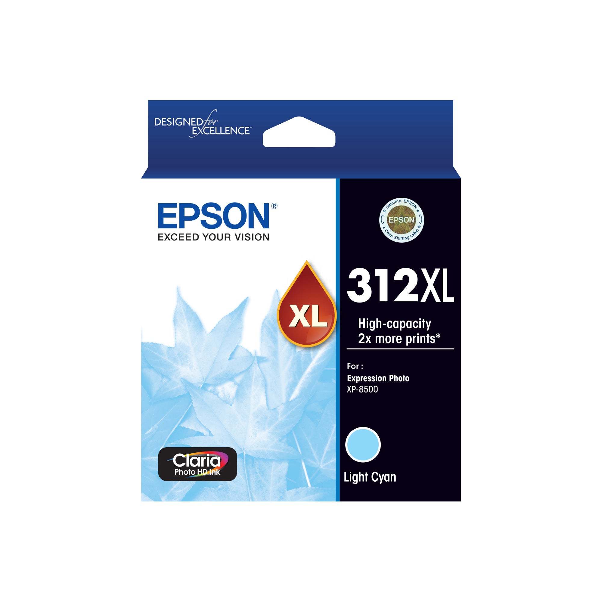 Epson 312XL High Yield Light Cyan Ink Cartridge
