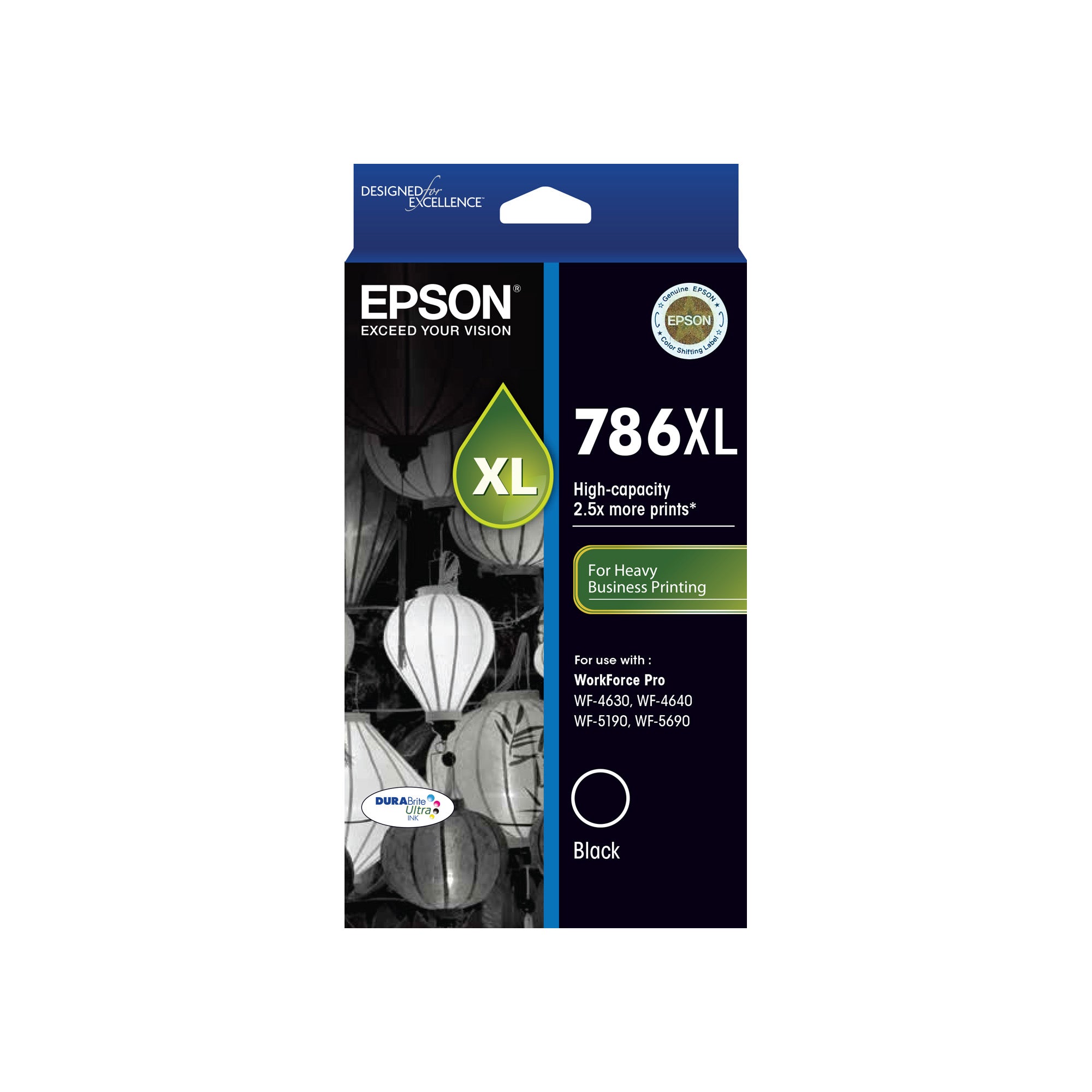 Epson 786XL Black Ink Cart