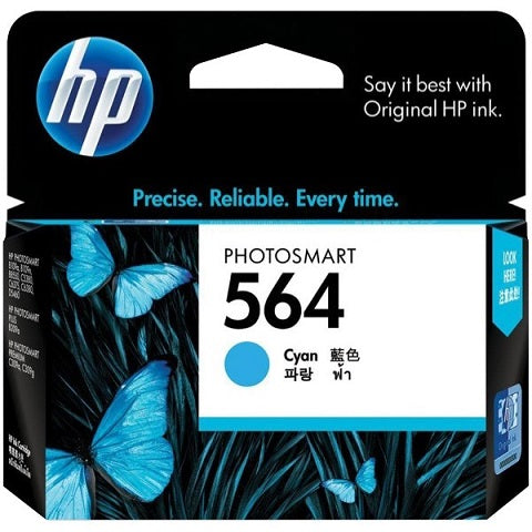 HP 564 Cyan Ink Cartridge CB318WA