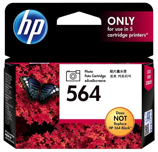 HP 564 Photo Black Ink Cartridge CB317WA
