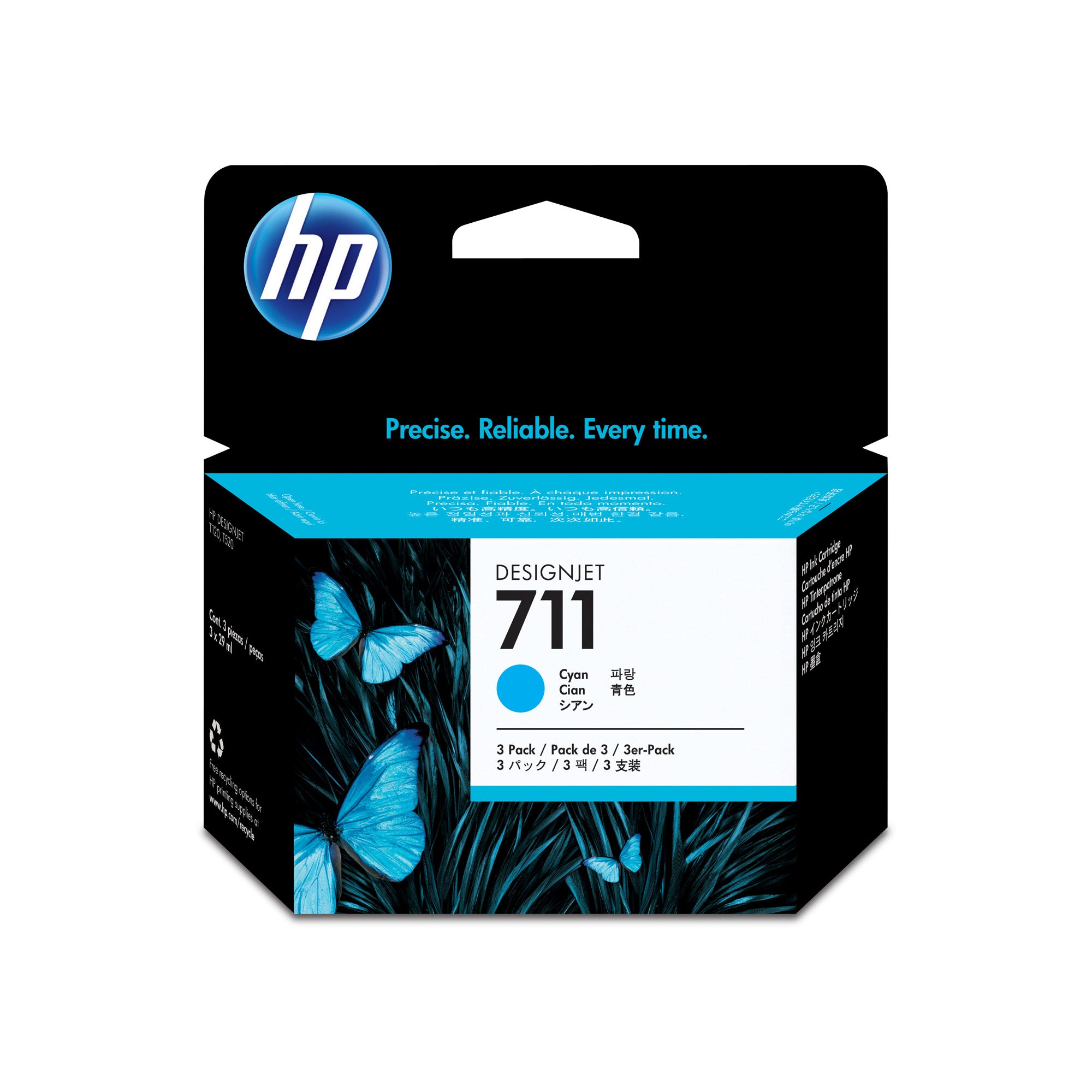 HP 711 29ml Cyan Ink CZ130A