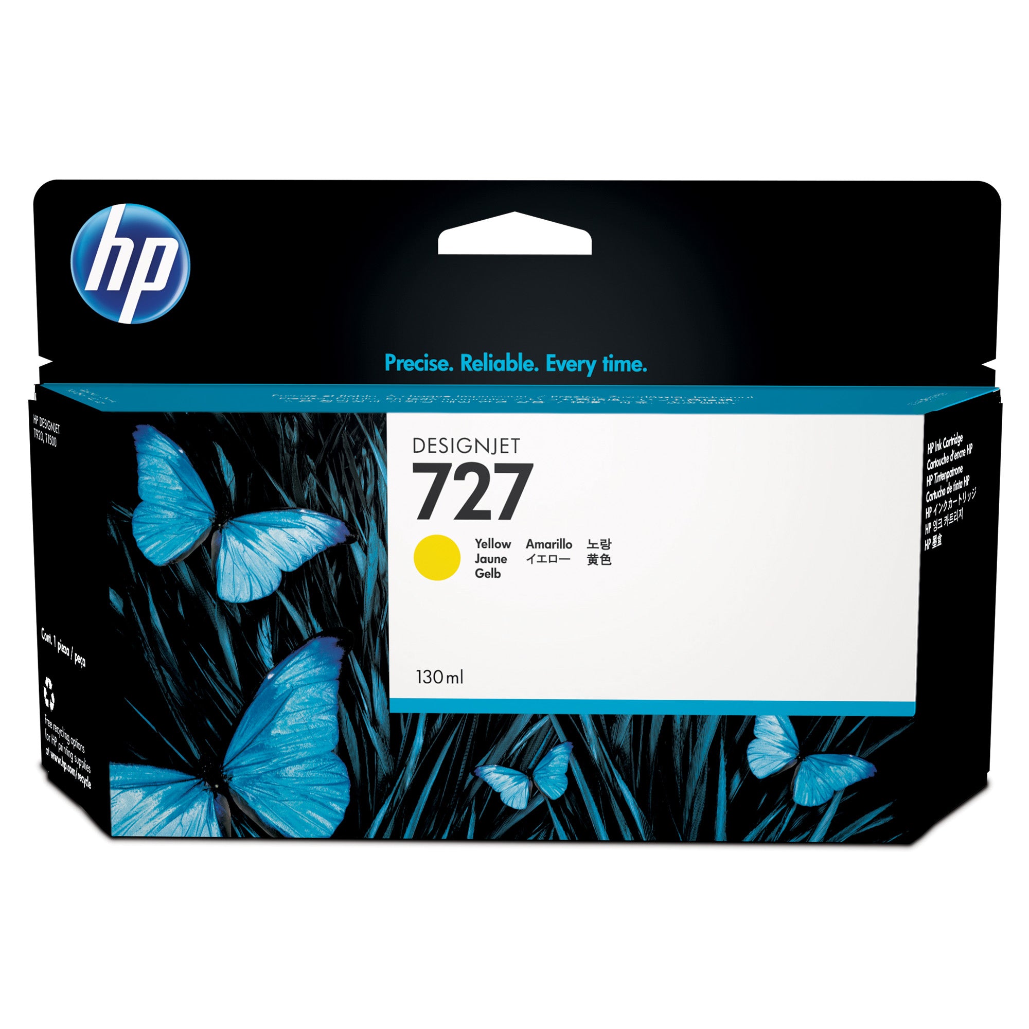 HP #727 130ml Yell Ink B3P21A
